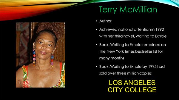 Black History Month - Terry McMillian